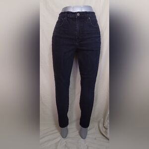 A Gap Denim Black True Skinny High Rise Jeans